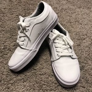 White Vans (pro ultracush) Mens 6.5 Womens 8